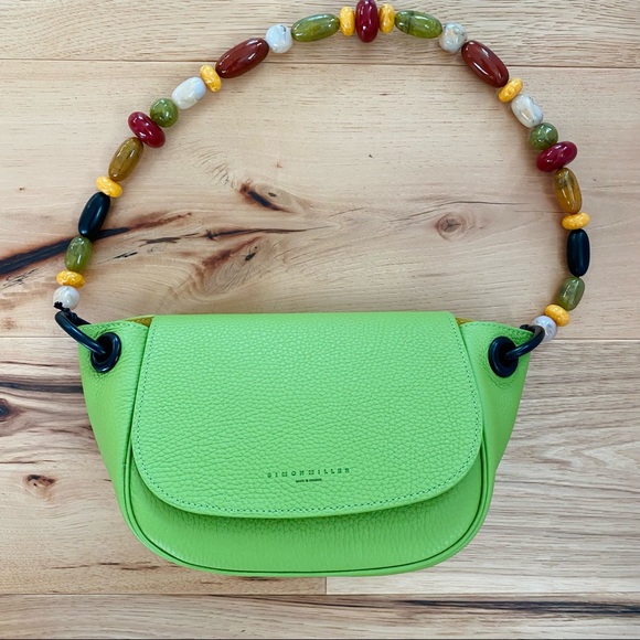 Simon Miller Kiwi Bead Strap Bend Bag NWOT - Picture 4 of 8